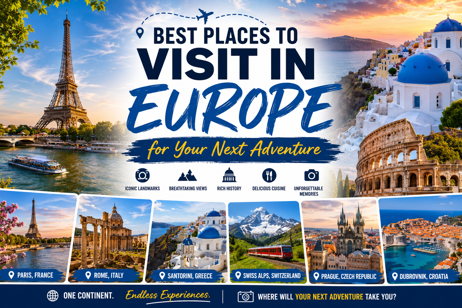 Best Places to Visit in Europe for Your Next Adventure