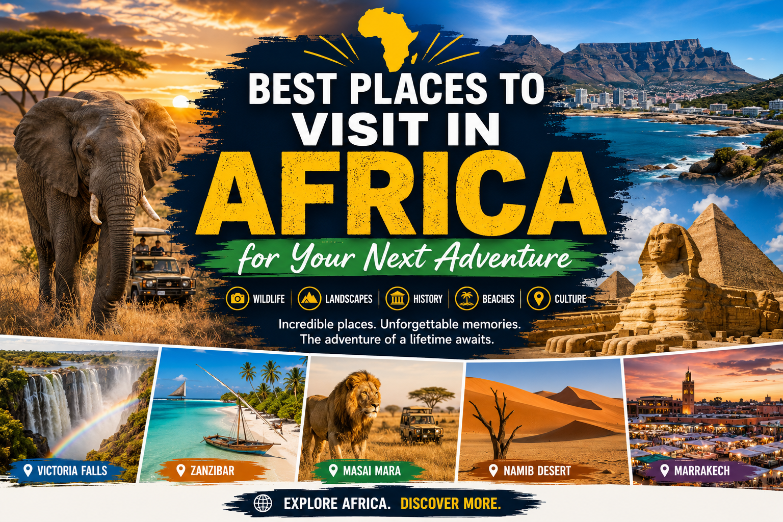 Best Places to Visit in Africa for Your Next Adventure