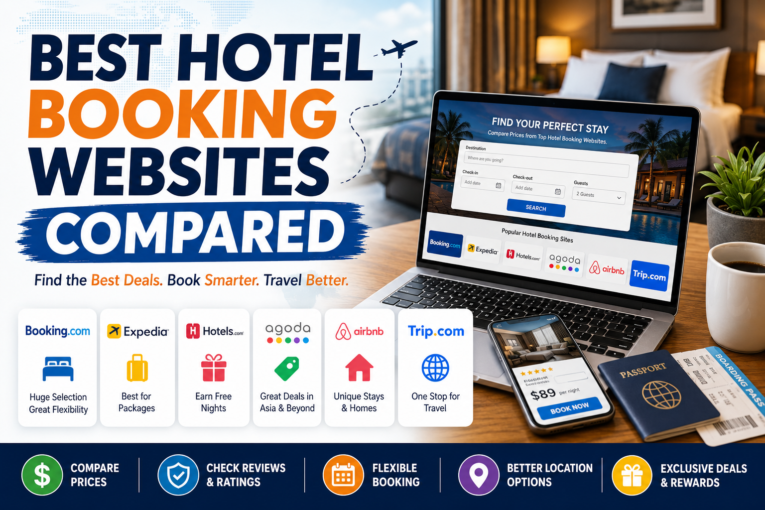 Best Hotel Booking Websites Compared