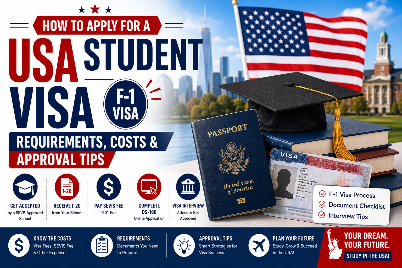How to Apply for a USA Student Visa