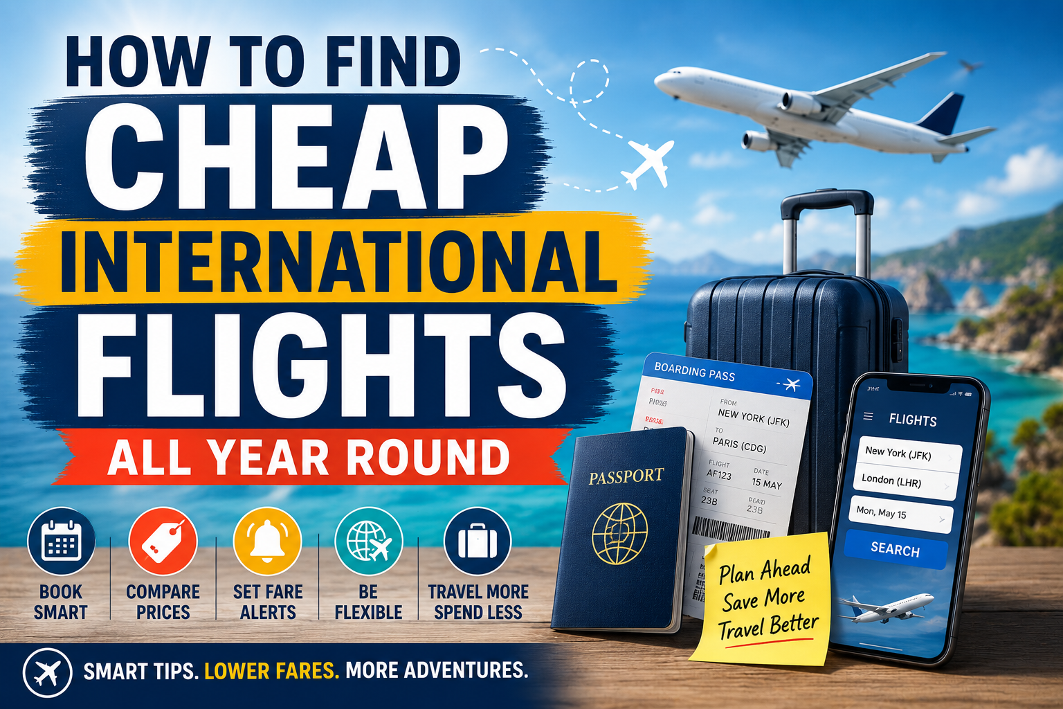 How to Find Cheap International Flights All Year Round