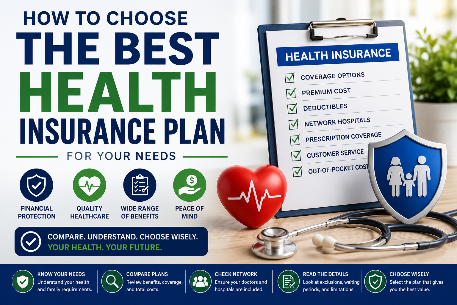 How to Choose the Best Health Insurance Plan for Your Needs