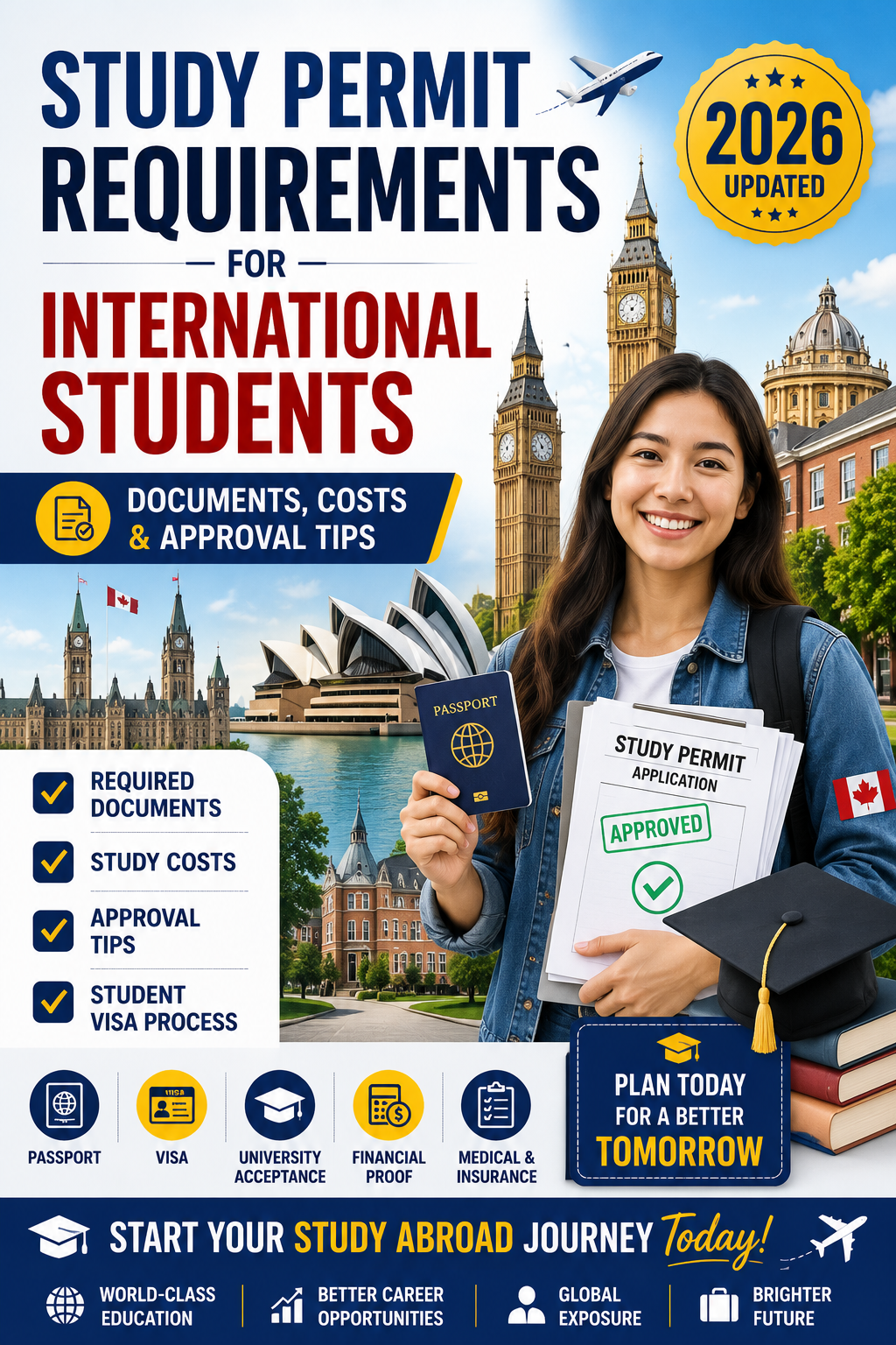 Study permit requirements for international students